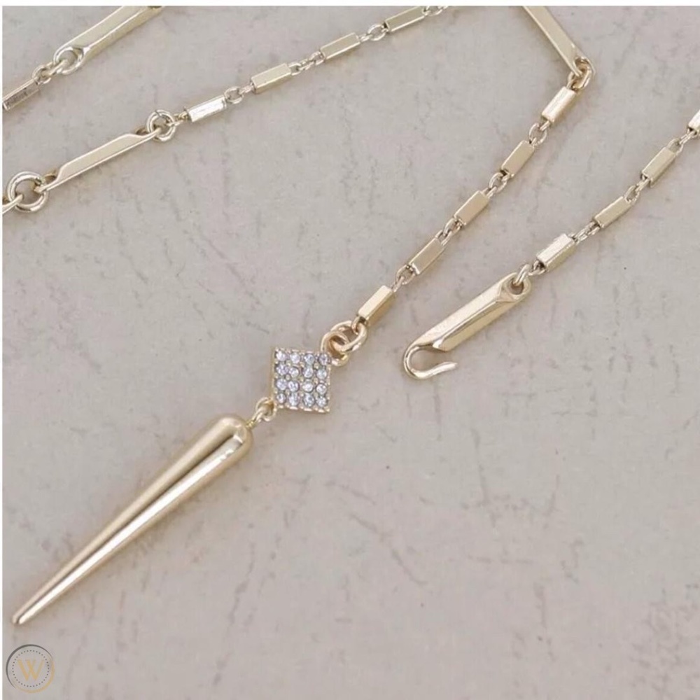 Stella & Dot Gold Bianca Lariat Necklace - NWOT